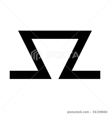 Abstract triangle logo vector icon for business company 56199660
