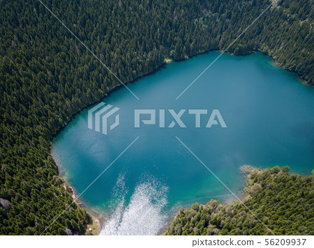 Aerial photo of the Black Lake in National park Durmitor Aerial photo of the Black Lake in National park Durmitor 56209937