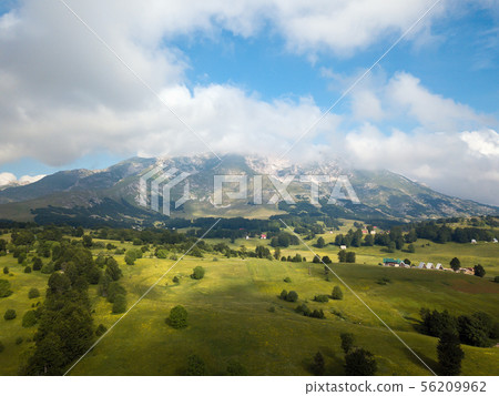 Aerial photo of Bobotov Kuk near the Durmitor park, Montenegro Aerial photo of Bobotov Kuk near the Durmitor park, Montenegro 56209962