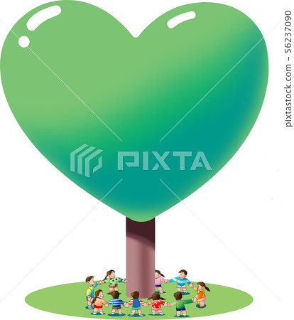 Let's dance in a circle under a big tree 56237090