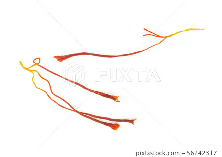 Dry shaffron thread isolated on white Dry shaffron thread isolated on white 56242317