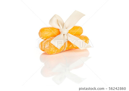 Orange baby carrot isolated on white Orange baby carrot isolated on white 56242860