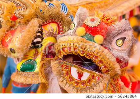Colorful chinese dragon toy, 56243864