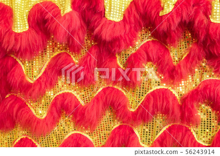 Texture of the Chinese lion's body celebrates Texture of the Chinese lion's body celebrates 56243914