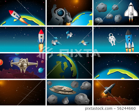 Big space scene set Big space scene set 56244660