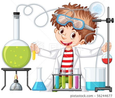 Scientist working with science tools in lab Scientist working with science tools in lab 56244677