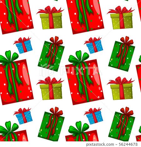 Seamless pattern tile cartoon with gifts Seamless pattern tile cartoon with gifts 56244678