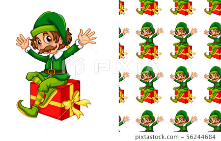 Seamless pattern for wallpaper, wrapping isolated 56244684