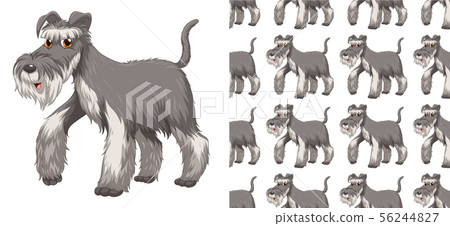 Seamless and isolated animal pattern cartoon Seamless and isolated animal pattern cartoon 56244827
