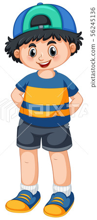 Young boy with cap 56245136