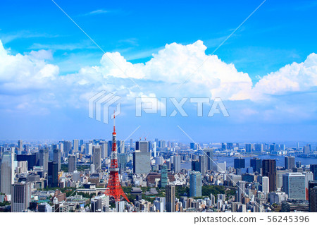 A scene around Tokyo Tower, Tokyo 56245396