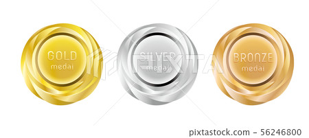 Gold and silver bronze medals Gold and silver bronze medals 56246800