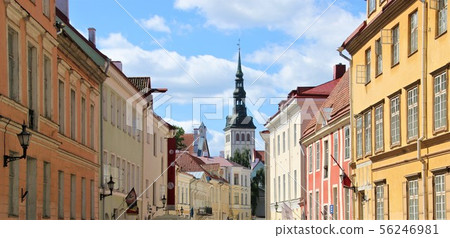 Tallinn Old Town Cityscape 56246981