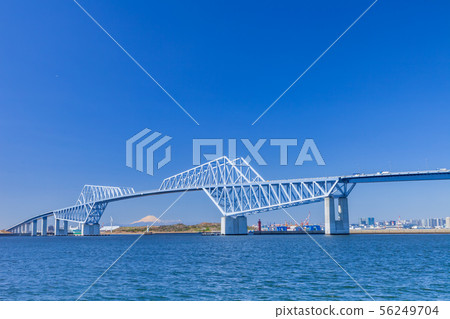東京大橋和富士山 56249704