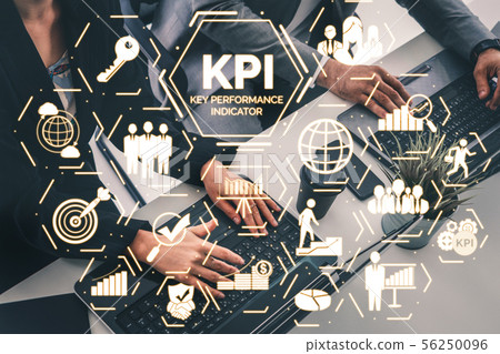 KPI Key Performance Indicator for Business Concept. 56250096