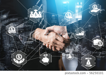 Finance and Money Transaction Technology Concept. 56250101