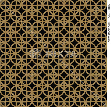 Abstract seamless pattern. Geometric line gold - Stock Illustration ...