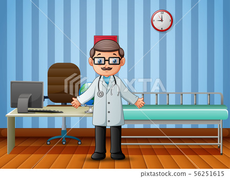 Doctor in hospital ward no patients Doctor in hospital ward no patients 56251615