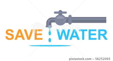 faucet and water drop for illustration 56252093