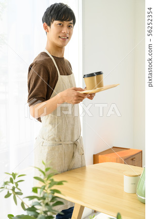 Cafe clerk men Cafe clerk men 56252354