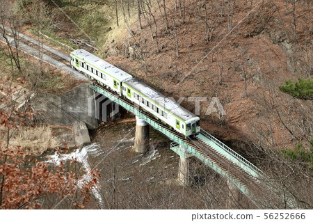 穿過Koumi Line鐵路橋/ HIGH RAIL 1375試運行改造前（Yatsugatake Kogen Line） 56252666