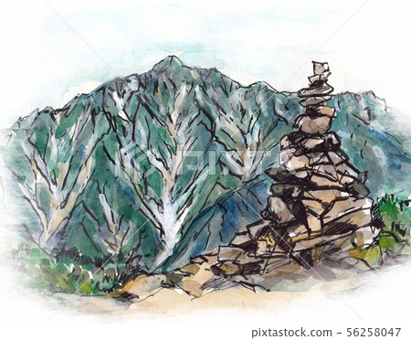 Kasugatake seen from Mt. 56258047