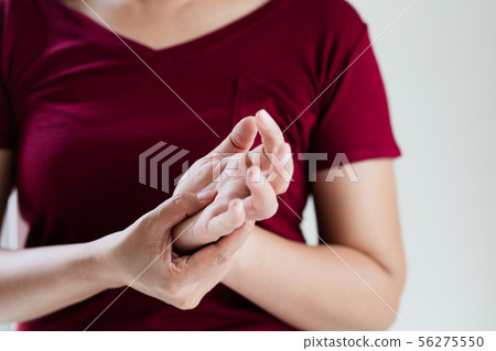 woman wrist arm pain long working. office syndrome woman wrist arm pain long working. office syndrome 56275550