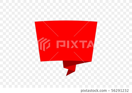 Ribbon Banner isolated on transparent background 56291232