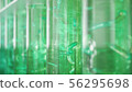 3D Illustration biofuel oil research in the laboratory, biofuel concept. Bacteria in the liquid 56295698