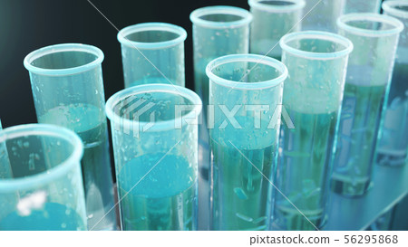 3D Illustration biofuel oil research in the laboratory, biofuel concept. Bacteria in the liquid 3D Illustration biofuel oil research in the laboratory, biofuel concept. Bacteria in the liquid 56295868