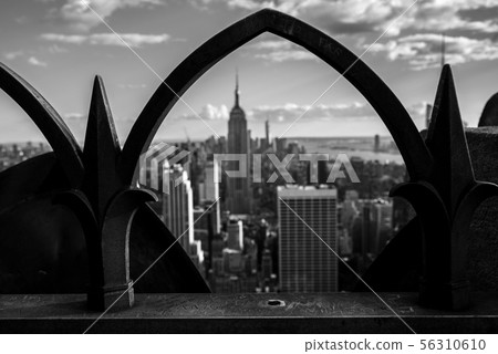 Looking South from the top of Manhattans midtown Looking South from the top of Manhattans midtown 56310610