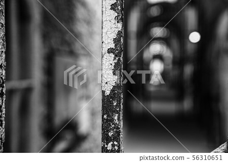 Bars leading to jail 56310651