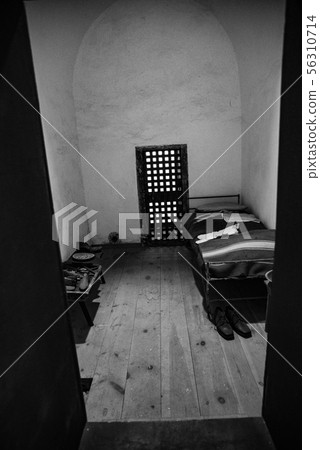 Reconstructed prison cell Reconstructed prison cell 56310714