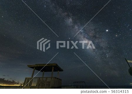 沖繩滿天星斗的天空 56314315