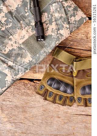 Military soldier essentials. 56315261