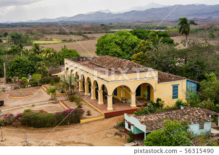 Main building of sugar mill San Isidro in Valle de Main building of sugar mill San Isidro in Valle de 56315490