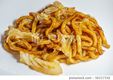 stir-fried udon stir-fried udon 56317192