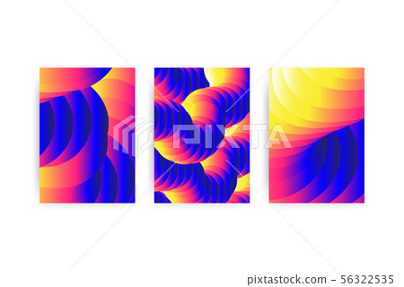 Universal Gradient geometric Posters set Universal Gradient geometric Posters set 56322535