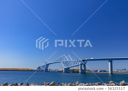 東京大橋和富士山 56325517