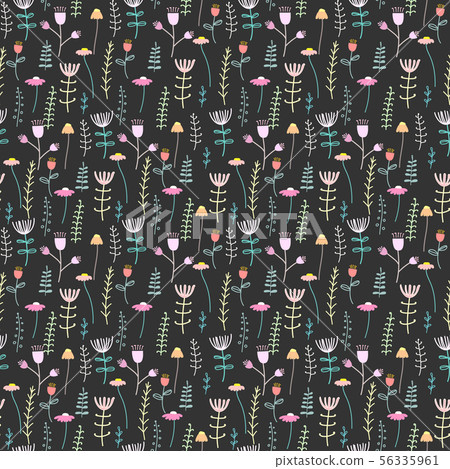 Seamless pattern background with flowers Seamless pattern background with flowers 56335961