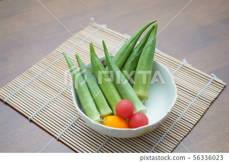 Okra, healthy vegetables 56336023