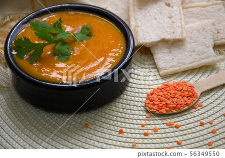 Pumpkin cream soup. Pumpkin cream soup. 56349550