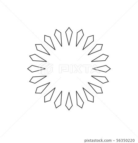 Linear Ornament circle flower abstract vector logo design template decoration business icon company Linear Ornament circle flower abstract vector logo design template decoration business icon company 56350220