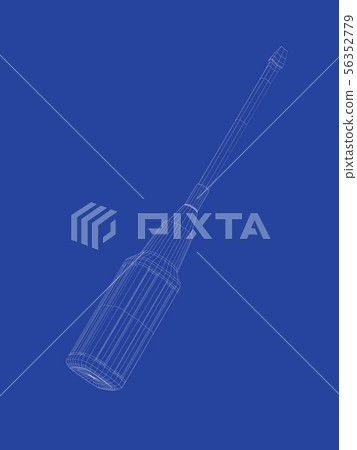 3d model of screwdriver 56352779