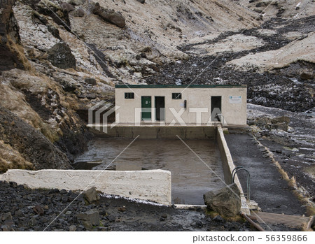 Seljavallalaug pool Swimming pool without water Seljavallalaug pool Swimming pool without water 56359866