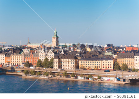 Summer view of the architecture of the Old Town Summer view of the architecture of the Old Town 56381161