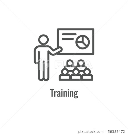 Hiring Process icon with an aspect of being a new Hiring Process icon with an aspect of being a new 56382472