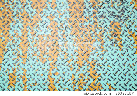 metal diamond plate in brown color 56383197