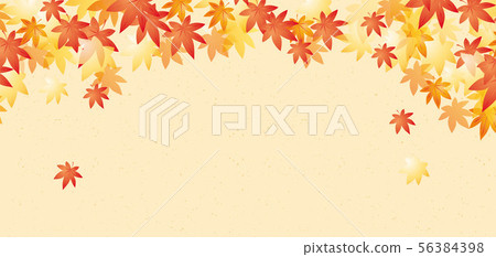 Autumn leaves background material 56384398