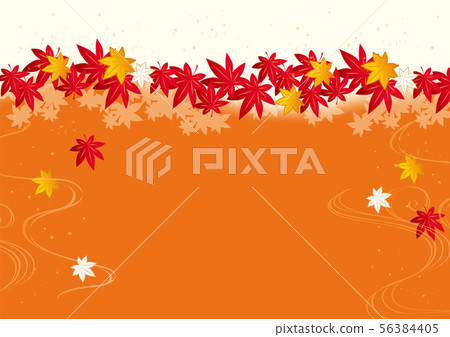 Autumn leaves background material 56384405